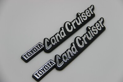 Fits Toyota Land Cruiser FJ40 FJ43 Side Emblems Logo Set - Foto 7