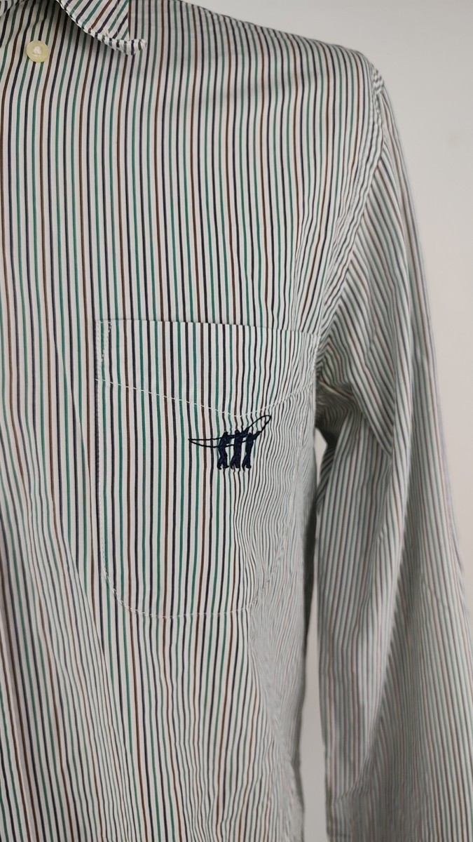 トップス Henry Cottons vintage Indigo BD shirt 39 Henry Cottons vintage Indigo BD shirt 39