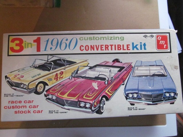 1960 Mercury convertible AMT Model kit box | eBay