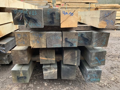 Air Dried Oak Beams 150mm x 150mm - Picture 4 of 5
