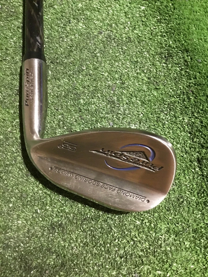 PureSpin Diamond Face Scoring S1 56* Sand Wedge SW Stiff MB Graphite Shaft - Image 2 of 4
