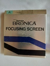 ZENZA BRONICA EC FOCUSING SCREEN A NEW W/ LEATHER CASE AND BOX ORIGINAL. JAPAN
