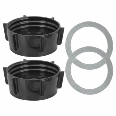FELJI 2 Pack 4902-003 Blender Jar Base and Gasket Replacement Part for Oster Blenders