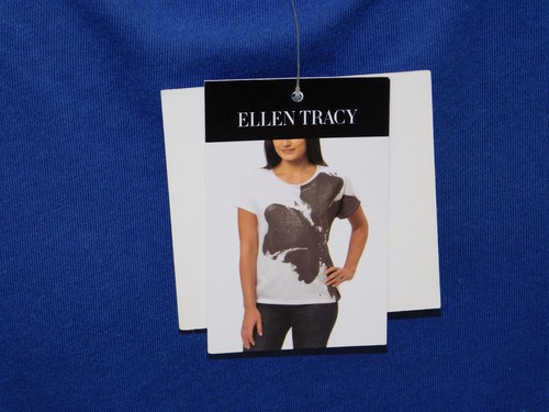 ELLEN TRACY Ladies screen print dolman top/tee shirt 4 sizes 4 colours BNWT - Picture 10 of 12