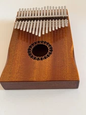 17 Key Kalimba Thumb Piano Finger Mbira Mahogany Wood Keyboard Music Instruments