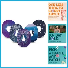 Non-Fraying Waterproof CGM Adhesive Patches for Active Dexcom G7 Users