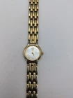 Vintage Seiko Women 1N00-0G79 Dress MOP Dial Gold Tone Watch New Battery
