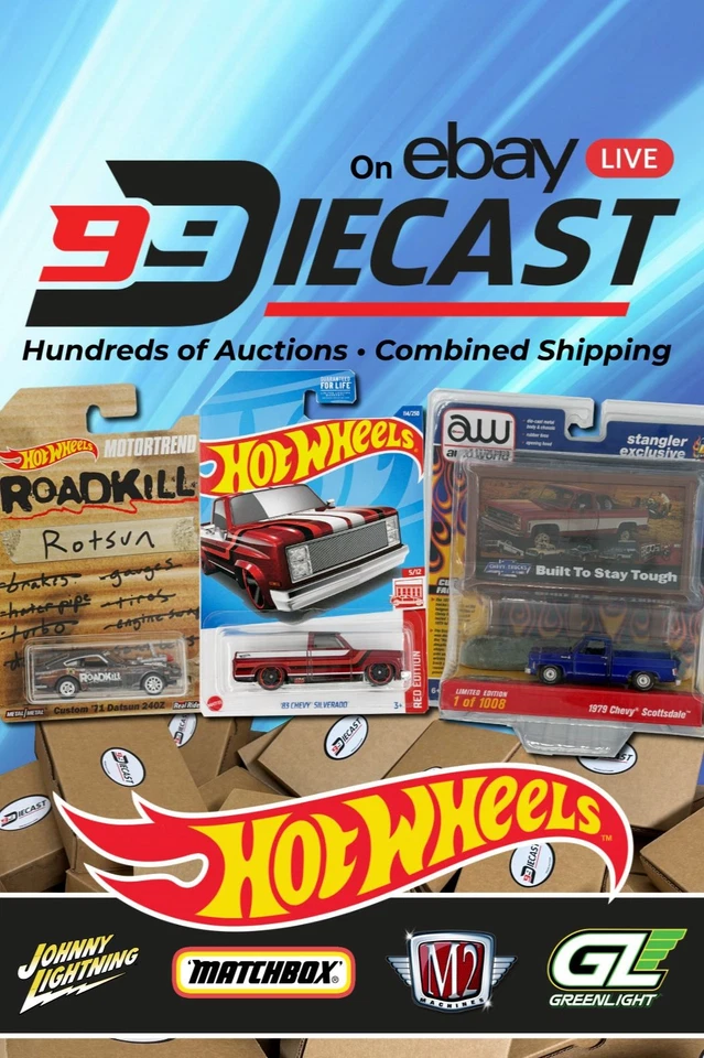 🌙 All Day Diecast: Show B - Hot Wheels, Johnny Lightning, Kaido ++ 09/12