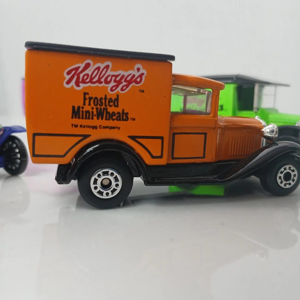 Vintage Lot of 4 Hot Wheels Model ‘T’ & Model ‘A’ Kellogg’s 1979 1989 Truck Toy - Image 2 of 4
