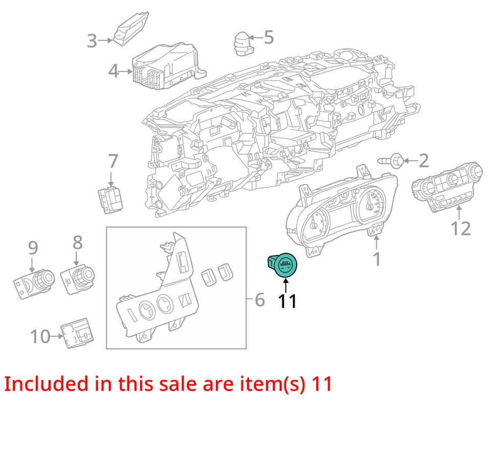 Ignition Switch Keyless Ignition Fits 15-20 SUBURBAN 1500 647392 - Image 3 of 4
