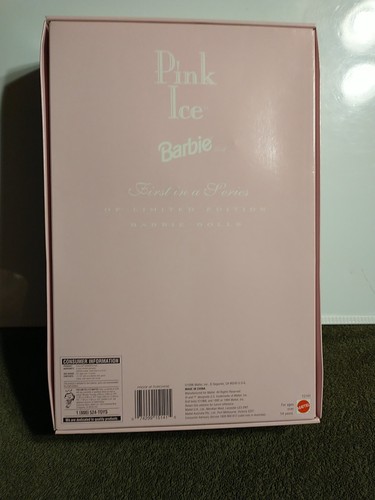 1996 Mattel Pink Ice Barbie Doll #15141 Limited Edition 1st In A Series NRFB - Bild 5 von 10