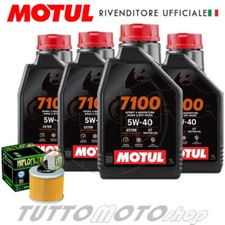 Tagliando MV AGUSTA F3 800 2013 2014 2015 2016 / Motul 7100 5W40 + filtro olio