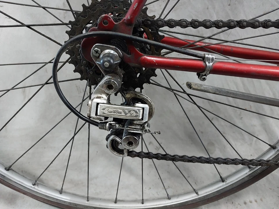 1976 Chimo Concourse Bicicleta de Estrada Vintage Touring 58cm Grande Aço Lugged Navios EUA - Imagem 2 de 4