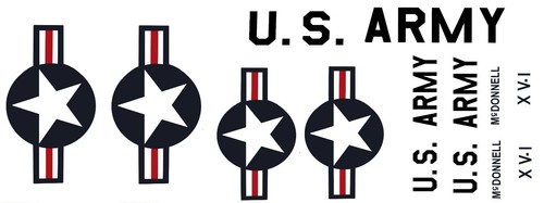 REPRO DECALS: AURORA RYAN X-13, XFY-1, XV-1, X-18, ITC XV-1, OR LINDBERG - 第 7/10 張圖片