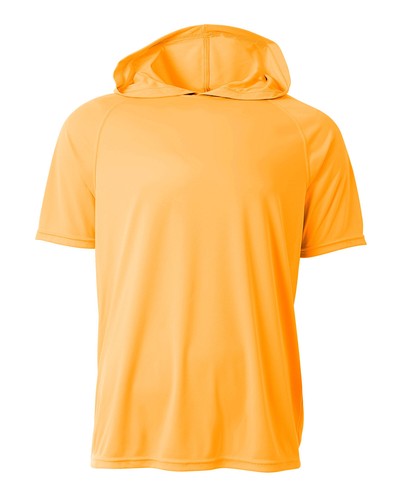 A4 N3408 Men's Micro Poly Moisture Wicking Cooling Performance Hooded T-Shirt - Bild 9 von 13