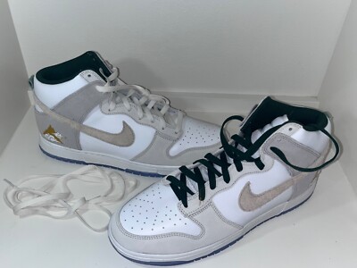 Size 13 - Men's Nike Dunk HI PRM Summit White/Desert Ore (FD0776 100)