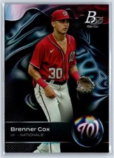 2023 Bowman Platinum Brenner Cox #TOP-89 Nationals
