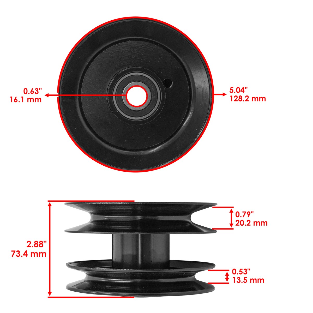 Deck Pulley For MTD Yard-Man Ranch King Estate Ryobi Huskee Lawn