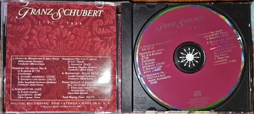 The Masterpiece Collection Schubert Vol 7 Cd 1797-1828 New Sealed - Foto 2 di 3