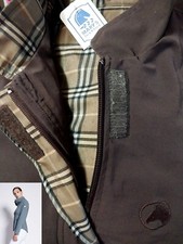 Riding Sport Equestrian Premier Waterproof Jacket Women's L Choco Brwn Nwt $90