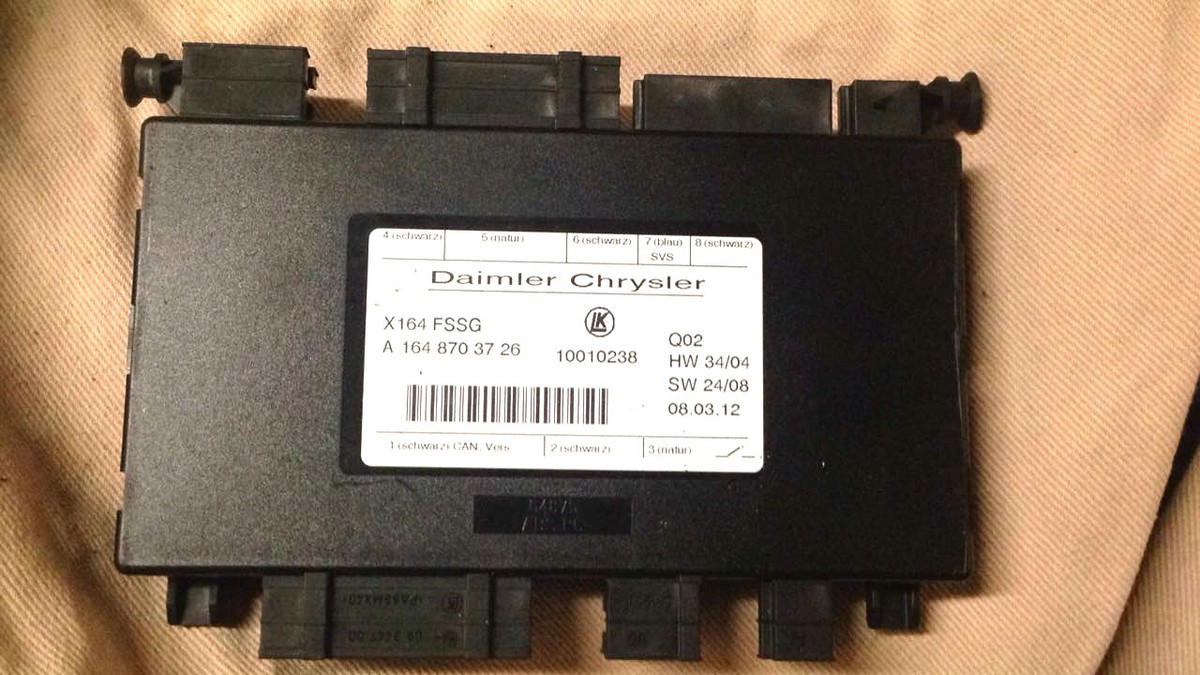 A1648703726 Mercedes Benz Power Seat Heat Control Unit | eBay