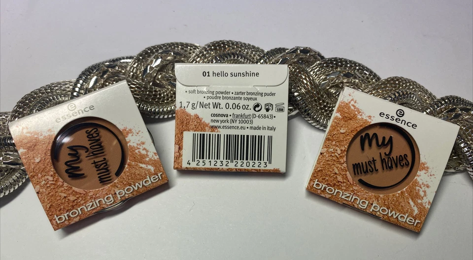 3x essence MY MUST HAVES L bronzing powder 01 hello sunshine  - Bild 2 von 2