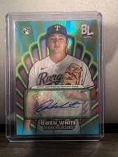 2024 Topps Big League Opening Act Owen White Rookie RC Auto Texas Rangers
