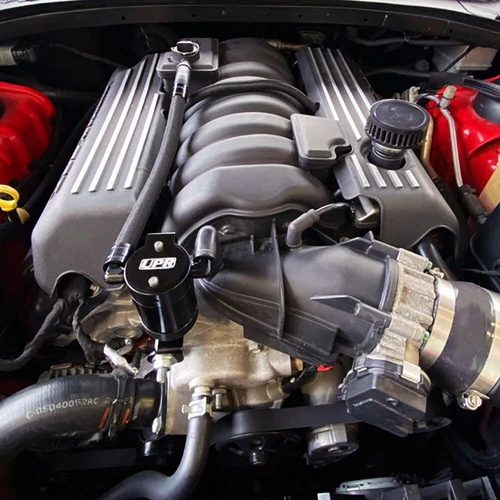 UPR Oil Catch Can Braided Hoses For 11-23 HEMI Passenger 6.4L Charger Challenger