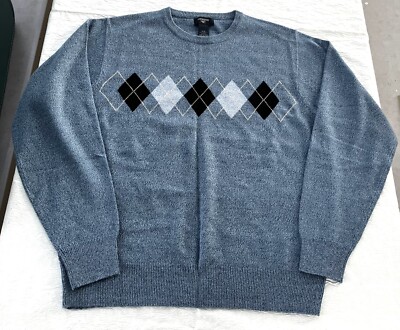 Pierre Cardin Hommes Pull en Maille Argyle Diamant à Col en V ou à Col