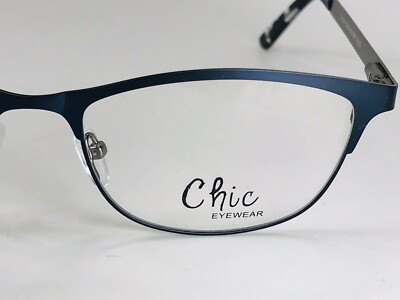 New Chic Matte Blue NAOMI Eyeglasses 56mm with Case For The  display picture 1