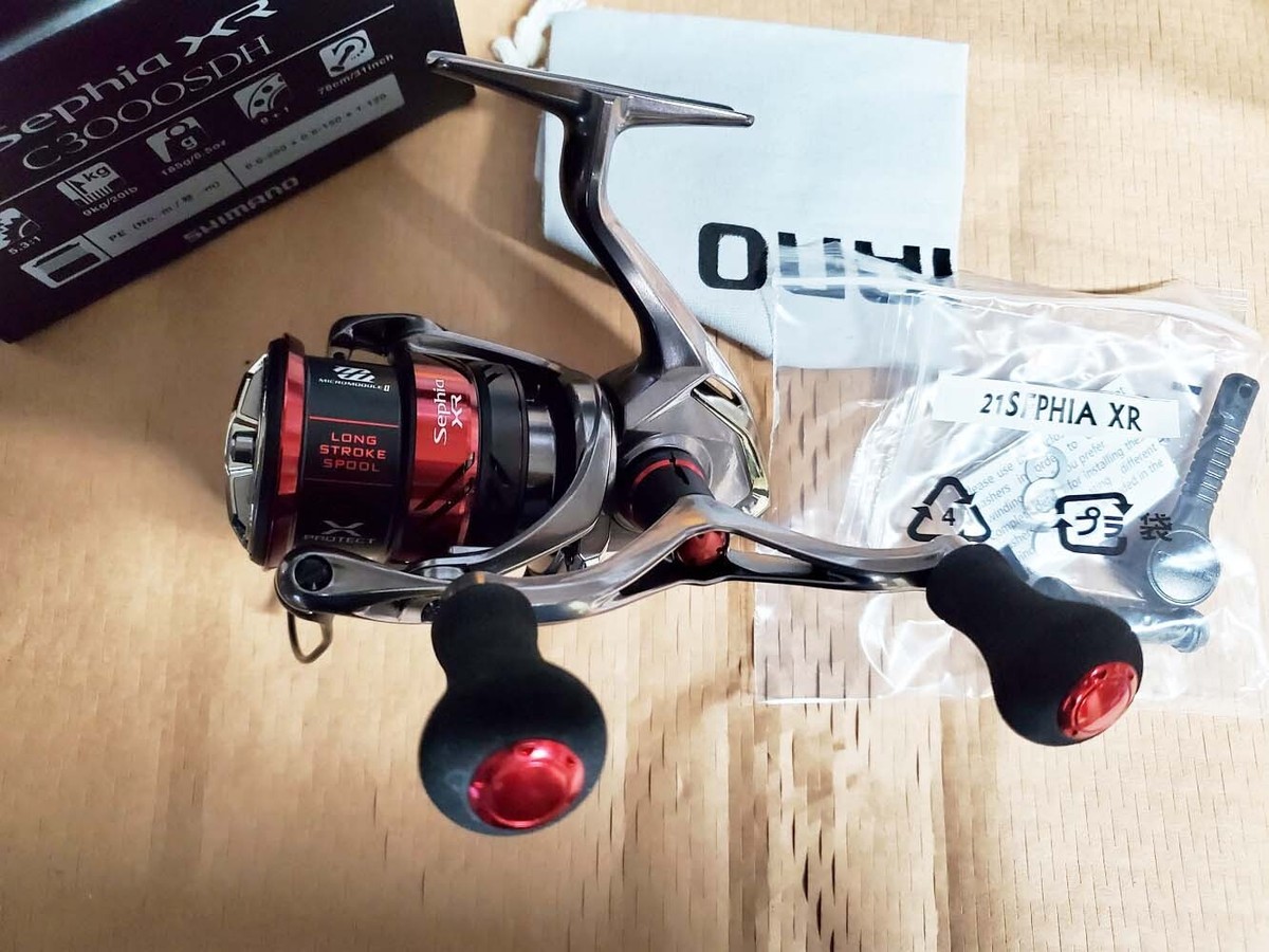 SHIMANO セフィアXR c3000sdh （Shimano 21 Sephia XR Spinning Reel 