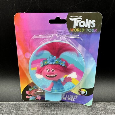 LED Kid's Night Light Trolls World Tour Poppy LED Night Light Kids Room Decor