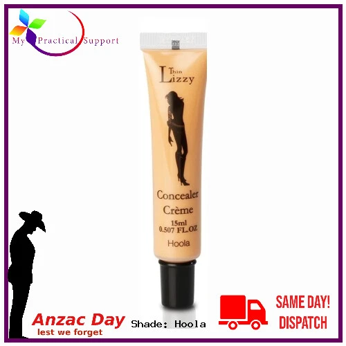 Thin Lizzy Concealer Creme 15ml All Shades Available NEW STOCK Travel Flawless - Picture 4 of 9