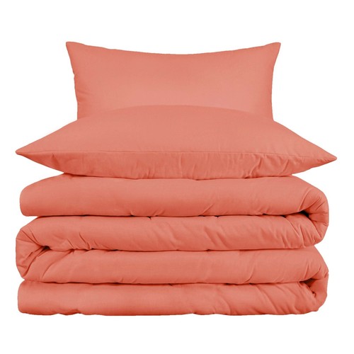 Cotton Blend 800 Thread Count Solid Duvet Cover Set - Picture 10 of 39