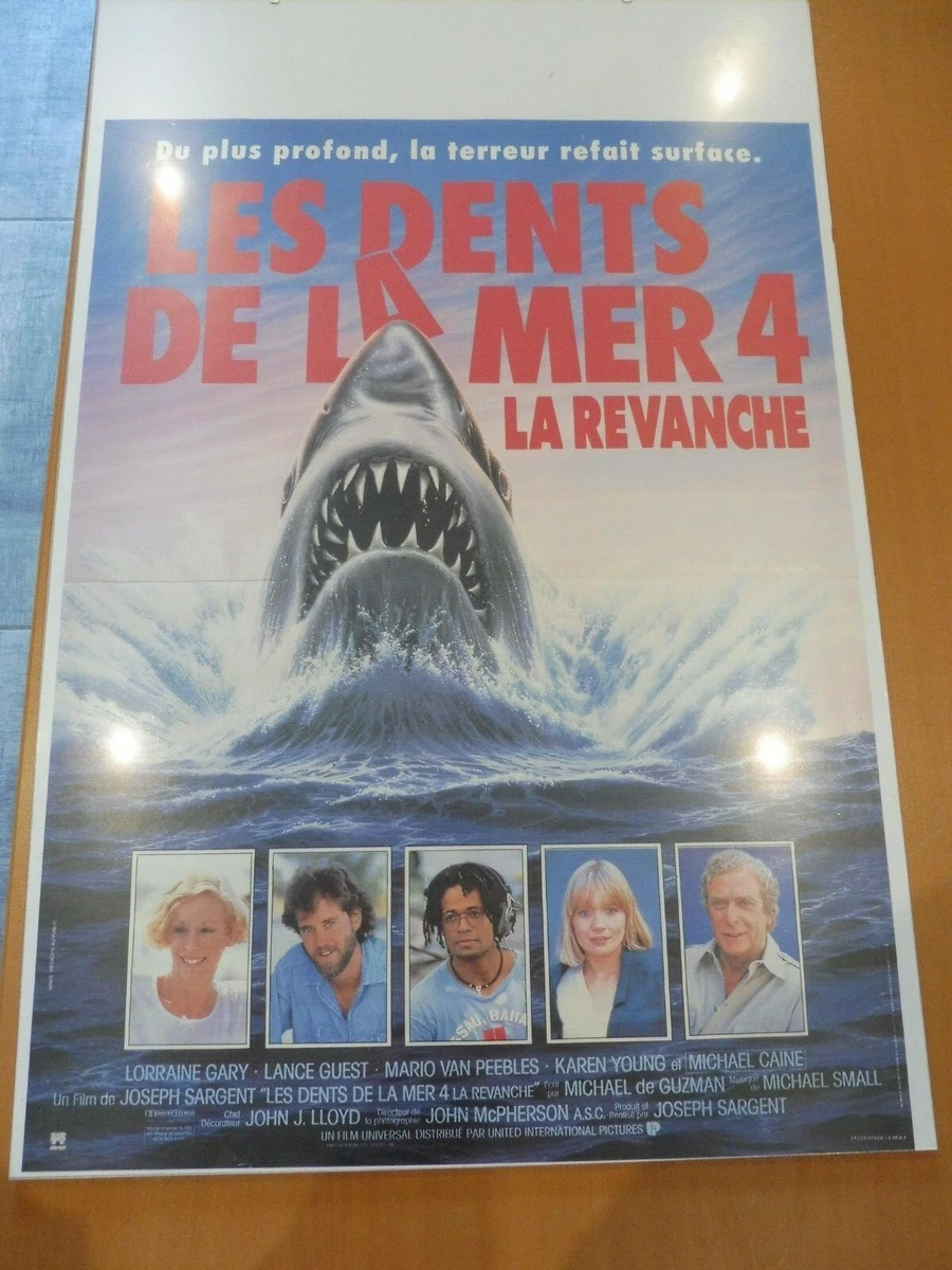 Les Dents De La Mer JAWS Vintage Poster Movie By Steven