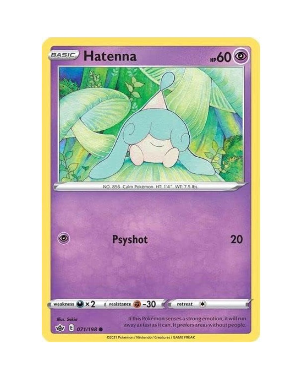 Pokemon - Hatenna - 071/198 - Chilling Reign - NM/M