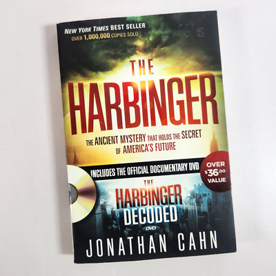 The Harbinger with Sealed DVD Decoded Documentary Jonathan Cahn Suspense PB