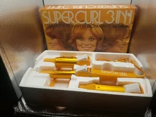 Vintage 1970s Hair Care & Styling Gillette Super Curl 3 In 1 Steam Styler Works