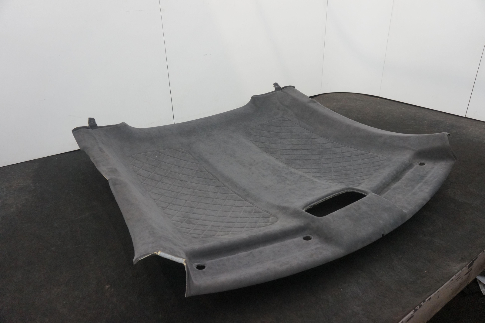 Front Headliner Trim Panel Diamond Stitch Alcantara 4S8867505K Audi R8 4S 18-24