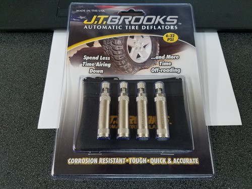 NEW 1 Set of 4 J.T. Brooks AUTOMATIC Tire Deflators FREE SHIPPING - 第 1/5 張圖片