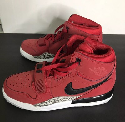 Nike Boy S Size 7y Air Jordan Legacy 312 Red Black Basketball Shoes At4040 601 Ebay