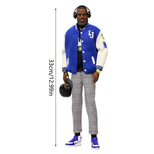 Muñeca Mattel Barbie Signature Lebron James Kenbassadors Ken HRM33 Coleccionable - Imagen 3 de 9