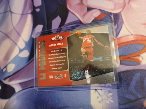 2005-06 Fleer NBA Hoops LJ Profiles LeBron James Card #LBJ-8 LAKERS SP RARE CAVS