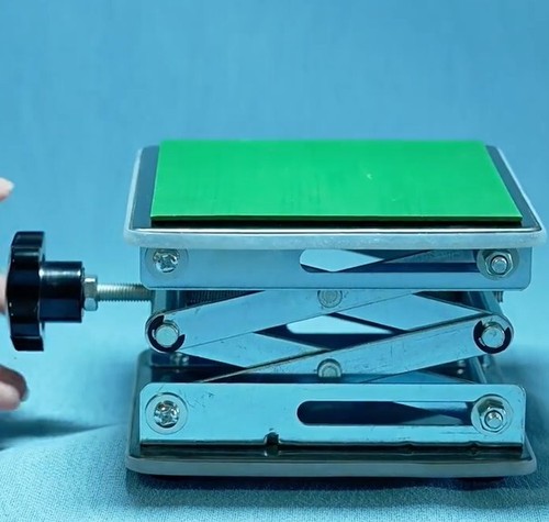 Laboratory stainless steel lifting platform 300 * 300mm Load bearing 25kg - Picture 2 of 3