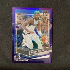 2023-24 Donruss Optic Purple Prizm Jaden Hardy #55 63