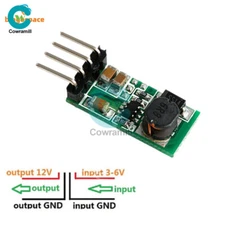 DC 3.3V 3.7V 5V 6V to 12V Step-up Power Supply Boost Voltage Regulator Converter