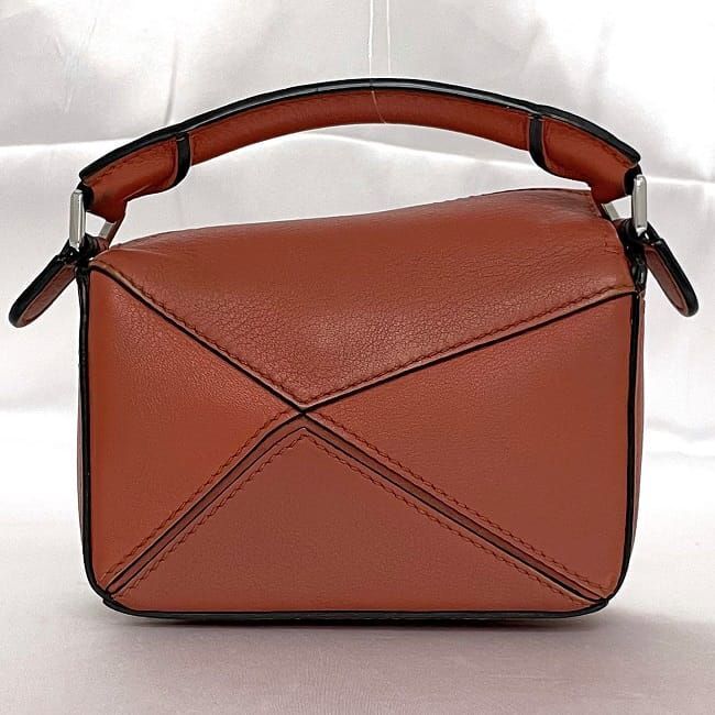 ○Loewe 2Way Mini Shoulder Nano Puzzle Bag Orange A510U98X01