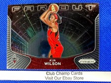 2021 #2 A'Ja Wilson WNBA Panini Prizm Far Out Insert Aces