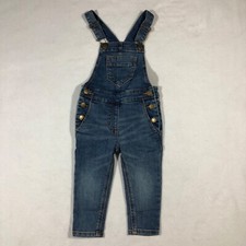 J.Crew Crewcuts Overalls Girls Kids 2 Denim Jean Bib Blue H6614 NEW NWT 70