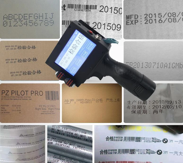 Handheld Inkjet Printer Expiry Date Carton Paper Rubber Metal Coding Machine - Image 3 of 4